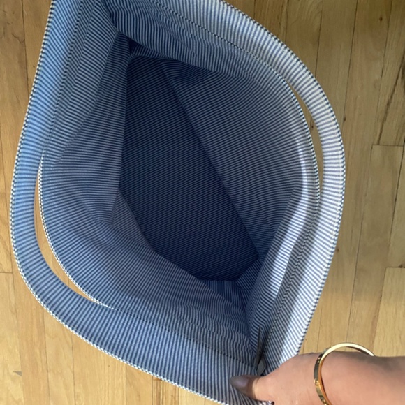 Mark & Graham Blue Striped Bag - Picture 5 of 9